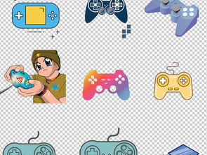 卡通角色与数字世界的交融 电脑游戏手机人物设计海报素材全解析